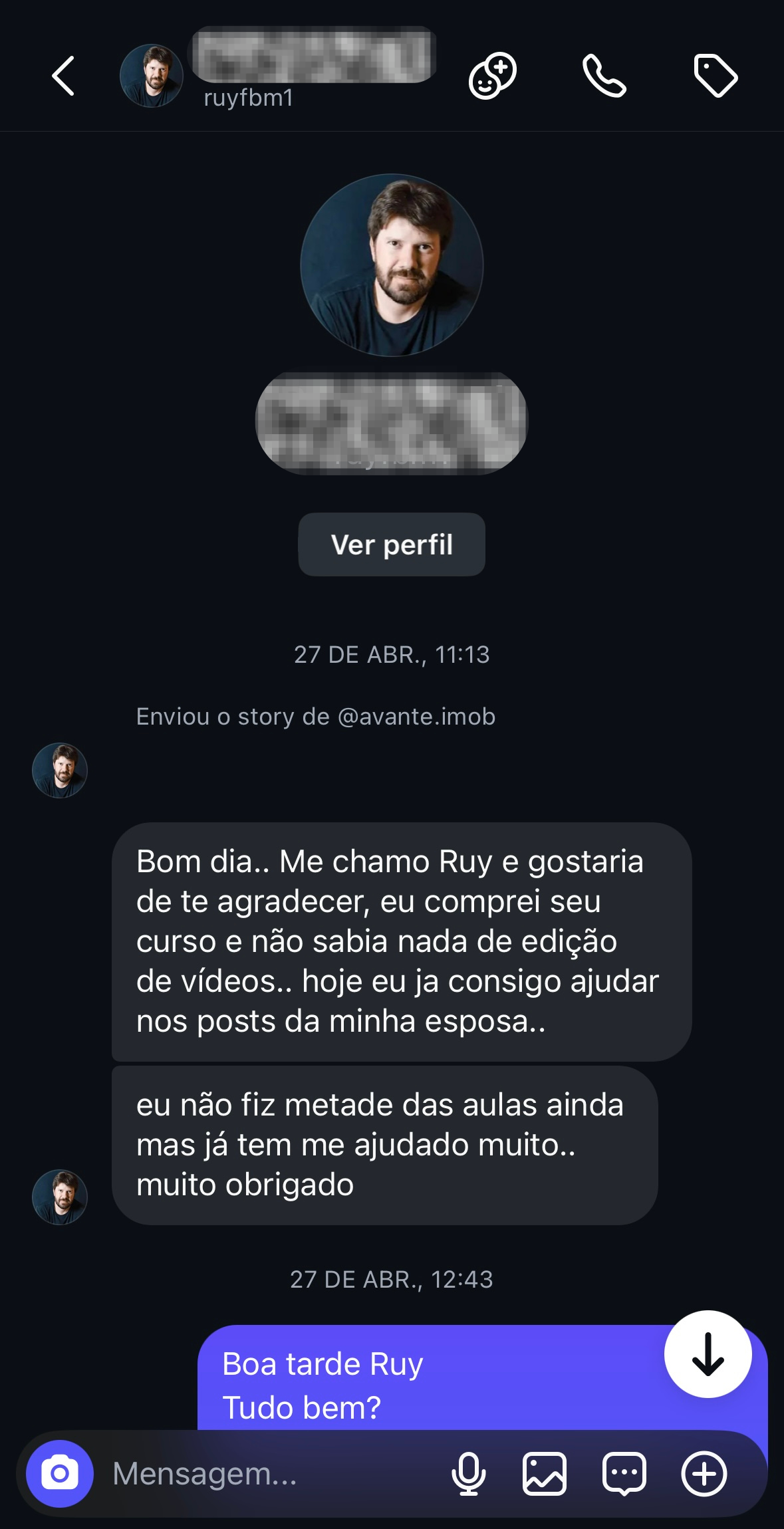 Depoimento 1